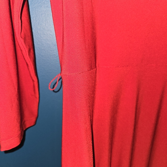 Ralph Lauren Red Dress, petite small - Picture 6 of 10